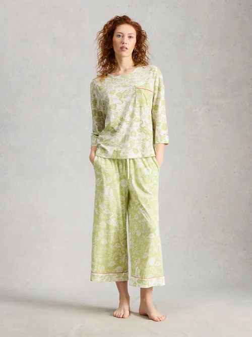 Bedrucktes Pyjamatop Maya - Green Pr - XXXL Bild 2