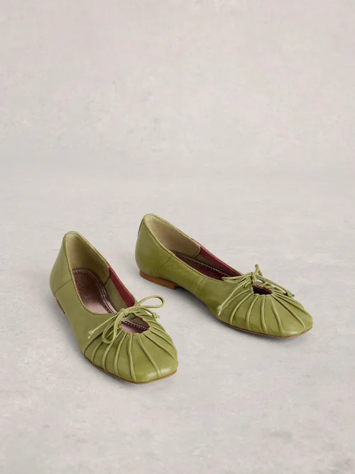Ballerinas mit Schleife - Mid Green - 41 Bild 2