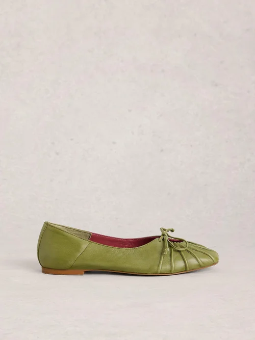 Ballerinas mit Schleife - Mid Green - 41 Bild 1