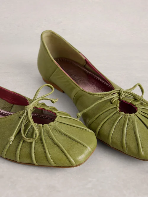Ballerinas mit Schleife - Mid Green - 41 Bild 3