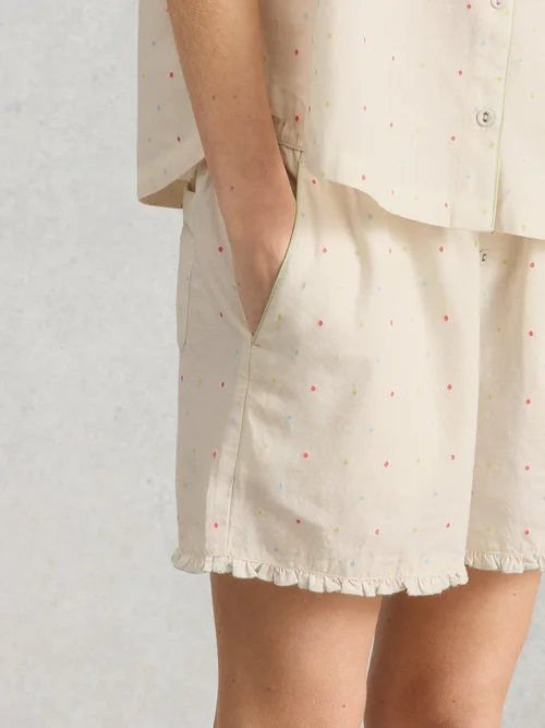 Pyjamashorts Nelly - Ivory Mlt - XL Bild 3