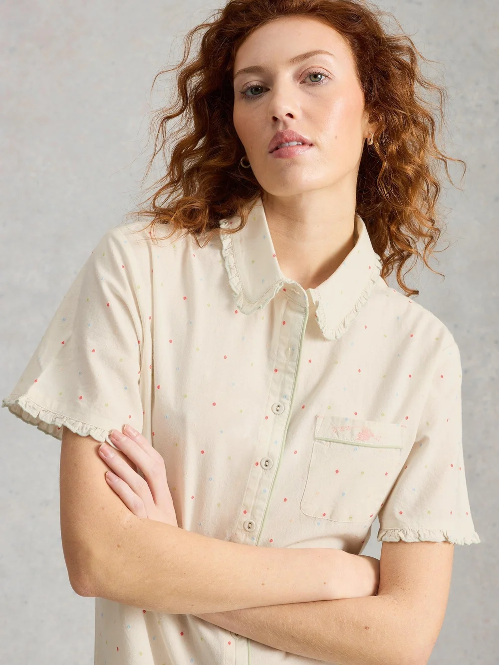 Nachthemd Nelly - Ivory Mlt - XL Bild 1
