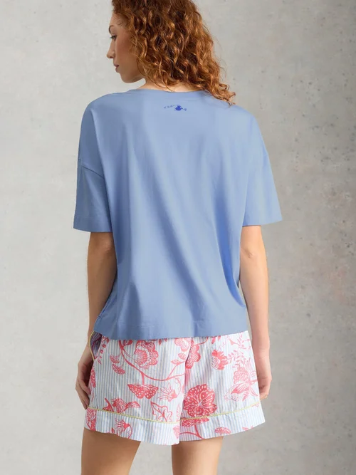 Pyjamatop Maya - Dus Blue - XXXL Bild 4