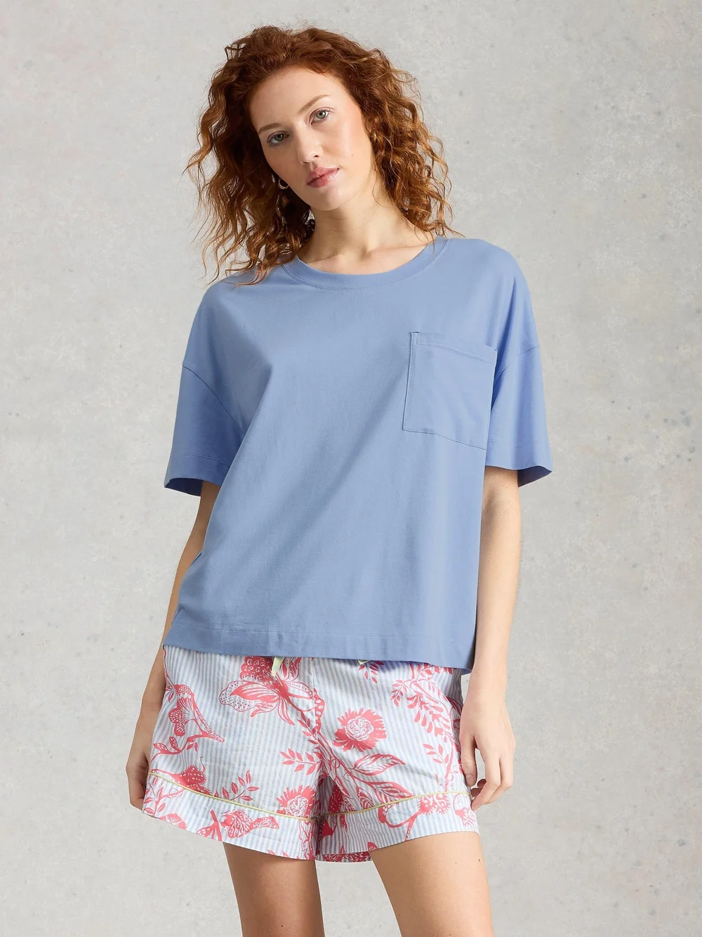 Pyjamatop Maya - Dus Blue - XXXL Bild 1