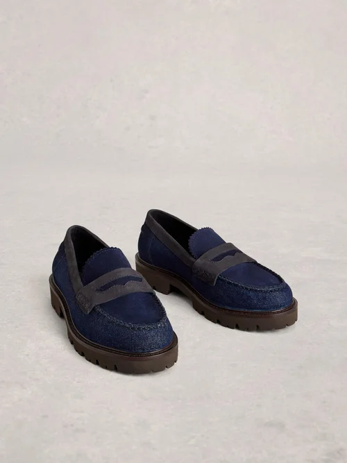 Loafer Laura mit Plateausohlen - Dk Denim - 41 Bild 2