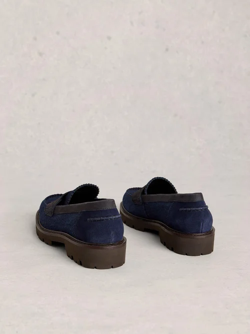 Loafer Laura mit Plateausohlen - Dk Denim - 41 Bild 4