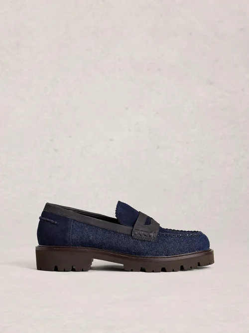Loafer Laura mit Plateausohlen - Dk Denim - 41 Bild 1
