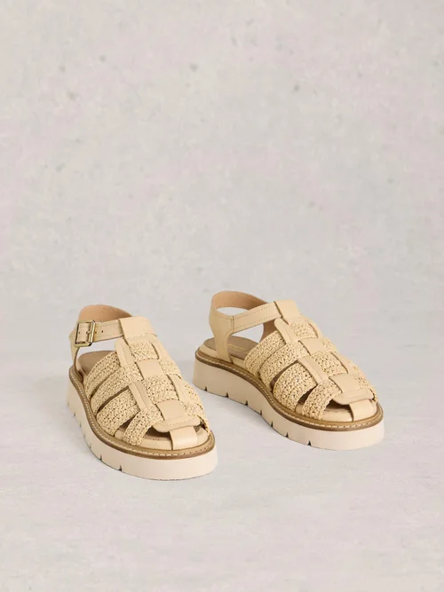 Riemensandalen mit Profilsohle - Lgt Nat - 40 Bild 2