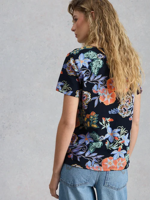 T-Shirt Abbie - Navy Pr - 52 Bild 4