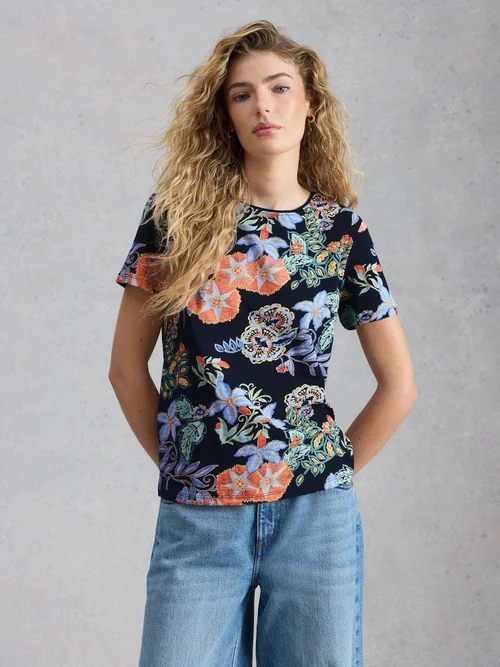 T-Shirt Abbie - Navy Pr - 52 Bild 3