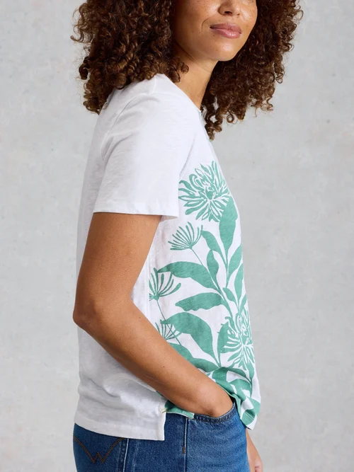 T-Shirt Abbie - White Mlt - 52 Bild 3