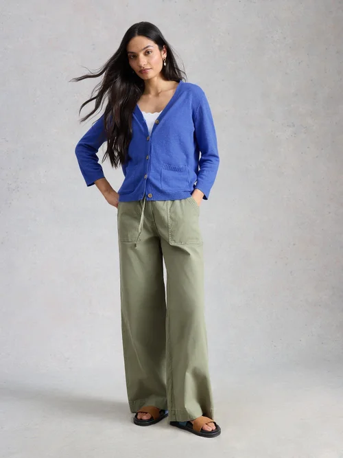 Cardigan Nova aus Leinenmischung - Brt Blue - 48 Bild 2