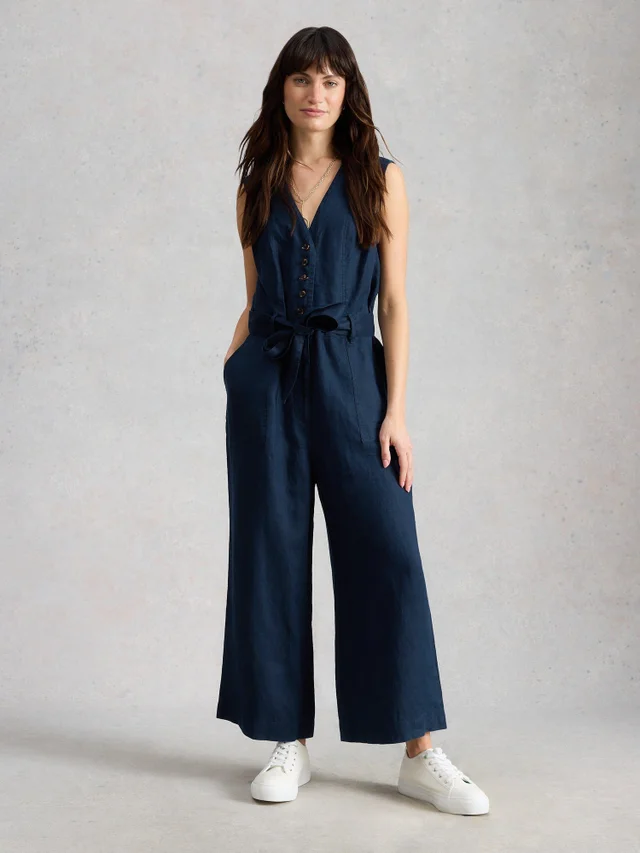 Leinen-Jumpsuit Betty