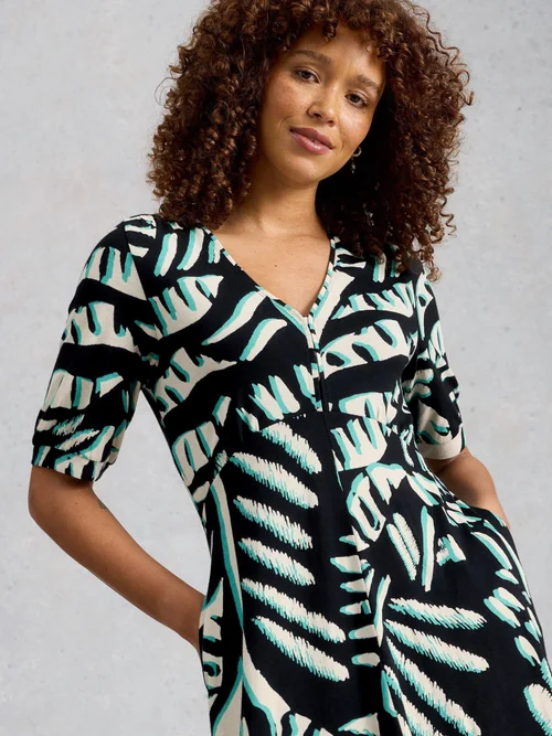 Jerseykleid Megan - Blk Mlt - 52/R Bild 2