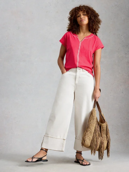 Besticktes T-Shirt Nelly - Brt Pink - 52 Bild 2