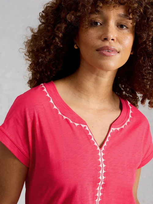 Besticktes T-Shirt Nelly - Brt Pink - 52 Bild 1