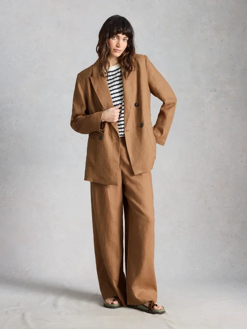 Leinenblazer Sasha - Mid Tan - 52 Bild 2