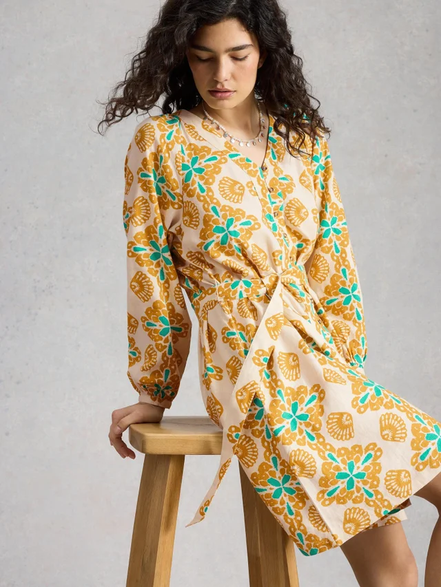 Kleid Petra aus Leinenmischung
