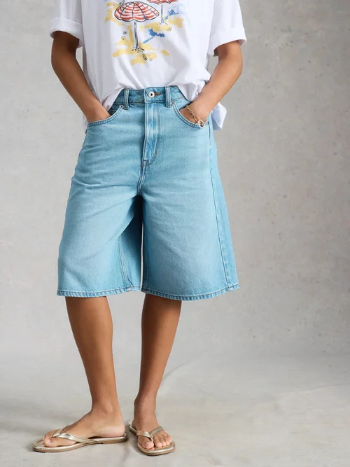 Ausgestellte Bermuda Jodi - Lgt Denim - 52/R Bild 3