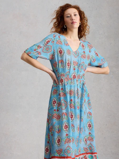 Midikleid Kate - Blue Mlt - 52/R Bild 3