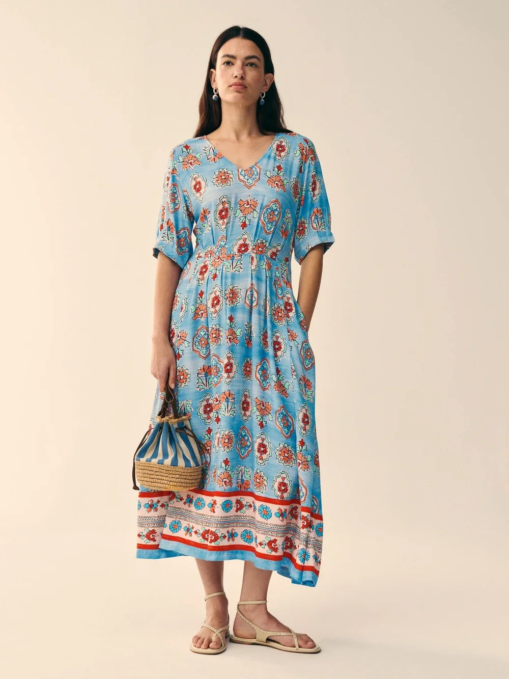 Midikleid Kate - Blue Mlt - 52/R Bild 1
