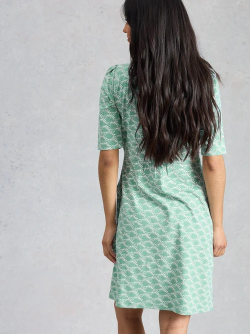 Jerseykleid Olivia - Teal Pr - 50/R Bild 4