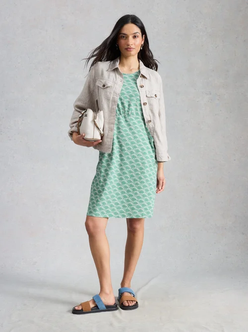 Jerseykleid Olivia - Teal Pr - 50/R Bild 2