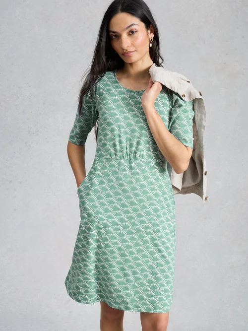 Jerseykleid Olivia - Teal Pr - 50/R Bild 1