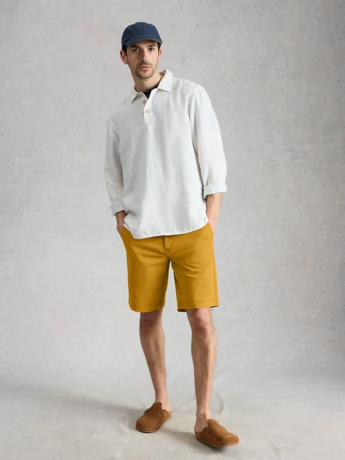 Chinoshorts Sutton aus Bio-Baumwolle - Dp Yellow - 38/R Bild 2