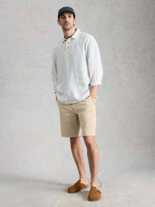 Chinoshorts Sutton aus Bio-Baumwolle - Nat White - 40/R Bild 2