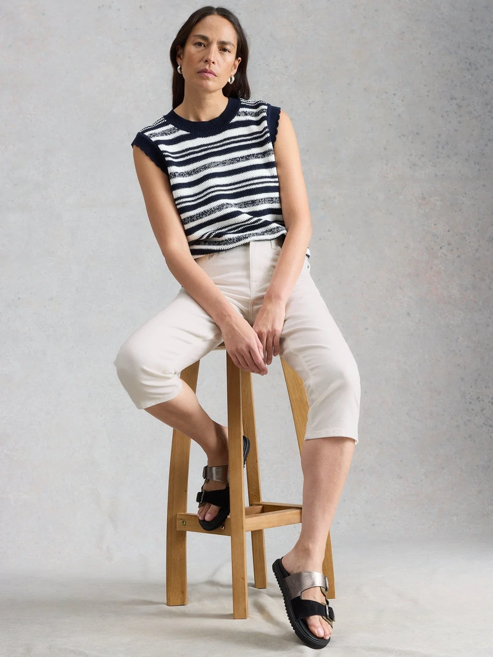 Caprijeans Blake - Bril White - 48/R Bild 1