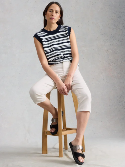 Caprijeans Blake - Bril White - 48/R Bild 1