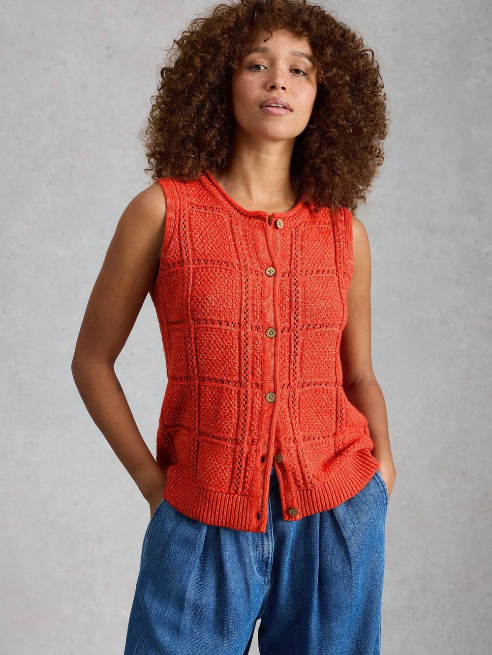 Weste Tilly - Mid Red - XL Bild 1