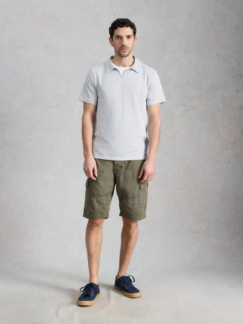 Polo imprimé géométrique - Green Pr - XXL Bild 2