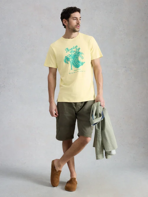 T-shirt graphique Abersoch Paradise - Yellow Pr - XL/R Bild 2