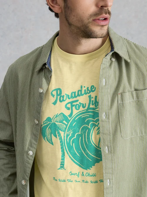 T-shirt graphique Abersoch Paradise - Yellow Pr - XL/R Bild 3