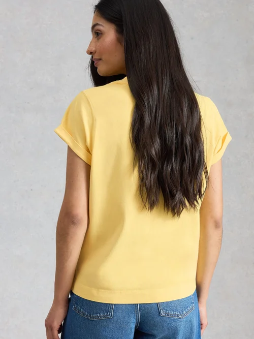 T-Shirt Gina - Lgt Yellow - 52 Bild 4
