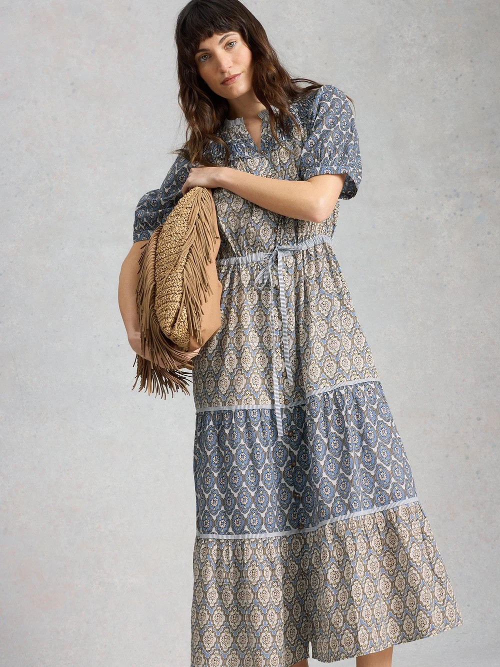 Midikleid Ariel - Blue Mlt - 46/R Bild 1