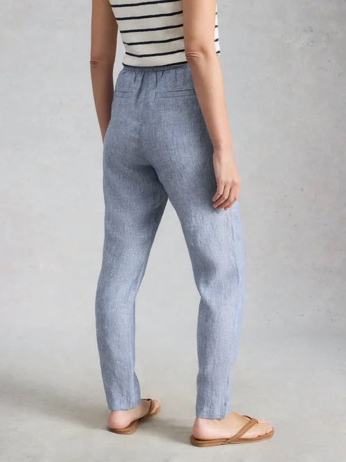 Leinenhose Rowena - Chamb Blue - 52/R Bild 4