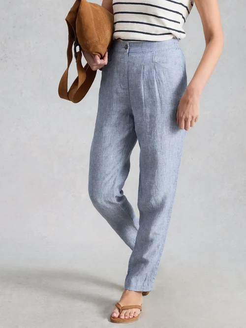 Leinenhose Rowena - Chamb Blue - 52/R Bild 2
