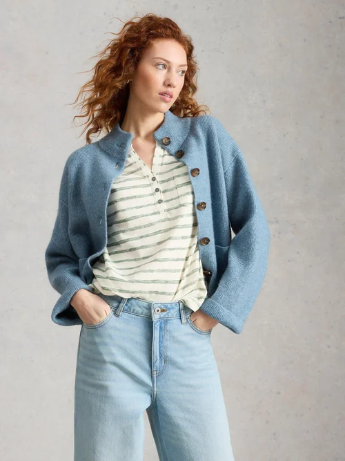 Gestreifte Bluse Cecily - Green Mlt - 52 Bild 1