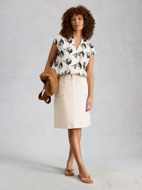 Jeansrock Tia - Nat White - 52/R Bild 1