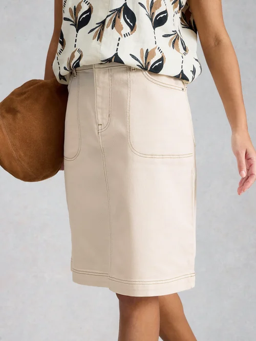 Jeansrock Tia - Nat White - 52/R Bild 3