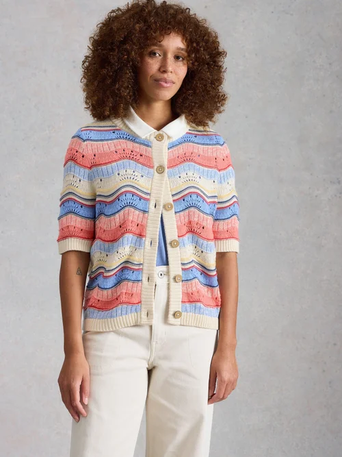 Cardigan Isabella - Ivory Mlt - 52 Bild 3