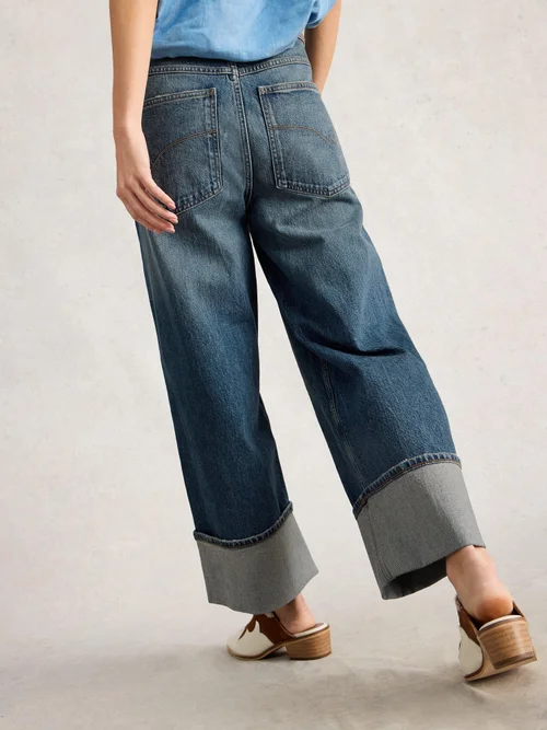 Jeans Bailey mit Umschlag - Dk Denim - 50/R Bild 4