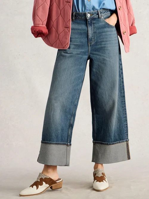 Jeans Bailey mit Umschlag - Dk Denim - 50/R Bild 1