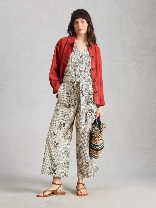 Jumpsuit Betty aus Leinenmischung