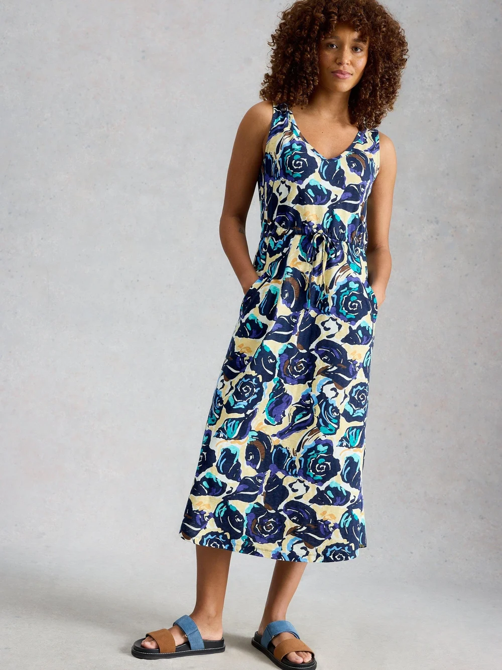 Jerseykleid Heidi - Navy Pr - XXXL Bild 1