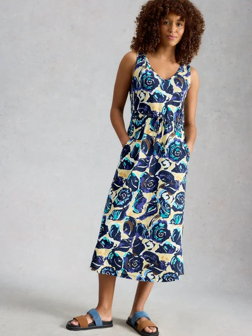 Jerseykleid Heidi - Navy Pr - XXXL Bild 1