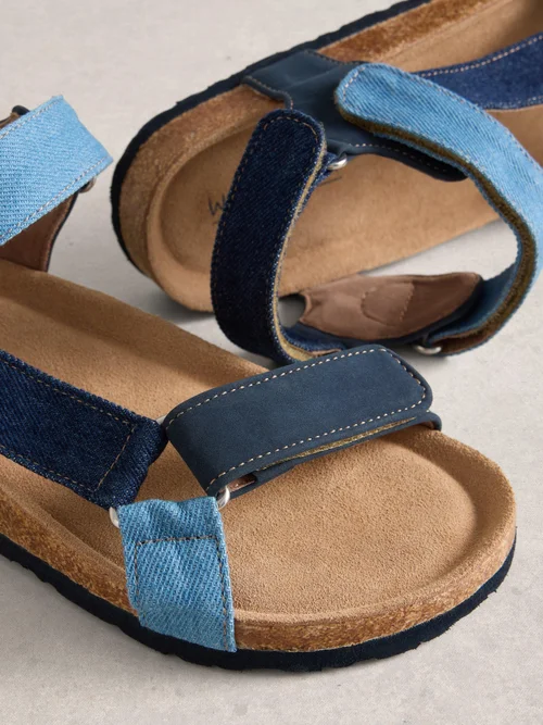 Trekking Sandalen mit Fußbett - Denim Mlt - 41 Bild 3